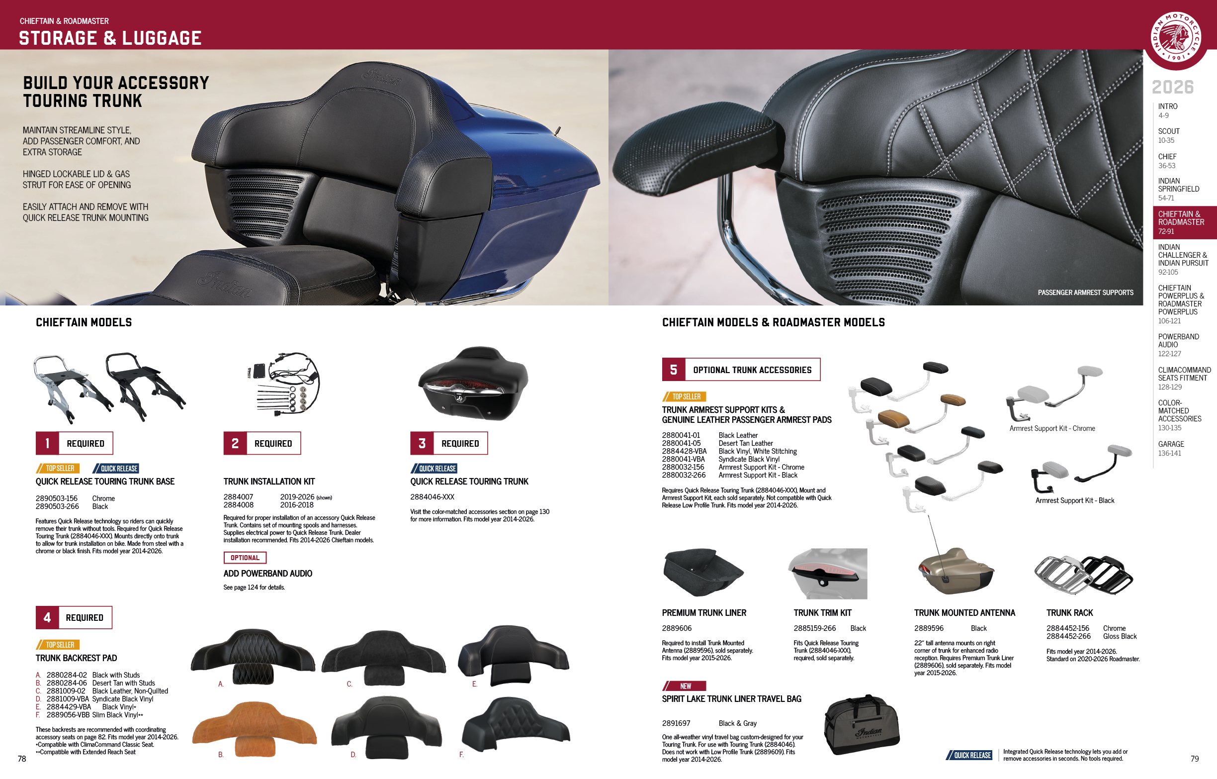 A page from a catalog showcasing various motorcycle seats. AI generated content